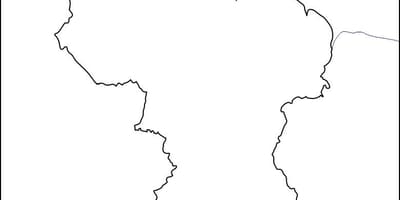 Пустая карта Гайаны